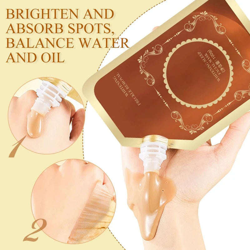 Fengyang 3 pieces anti-wrinkle tear-off mask, anti-wrinkle tear-off mask, tear-off mask against blemishes, deep cleansing anti-ageing mask, freckle removal mask, cleans pores