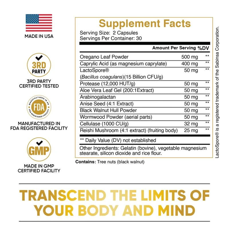 Candida Cleanse - Gut and Colon Support