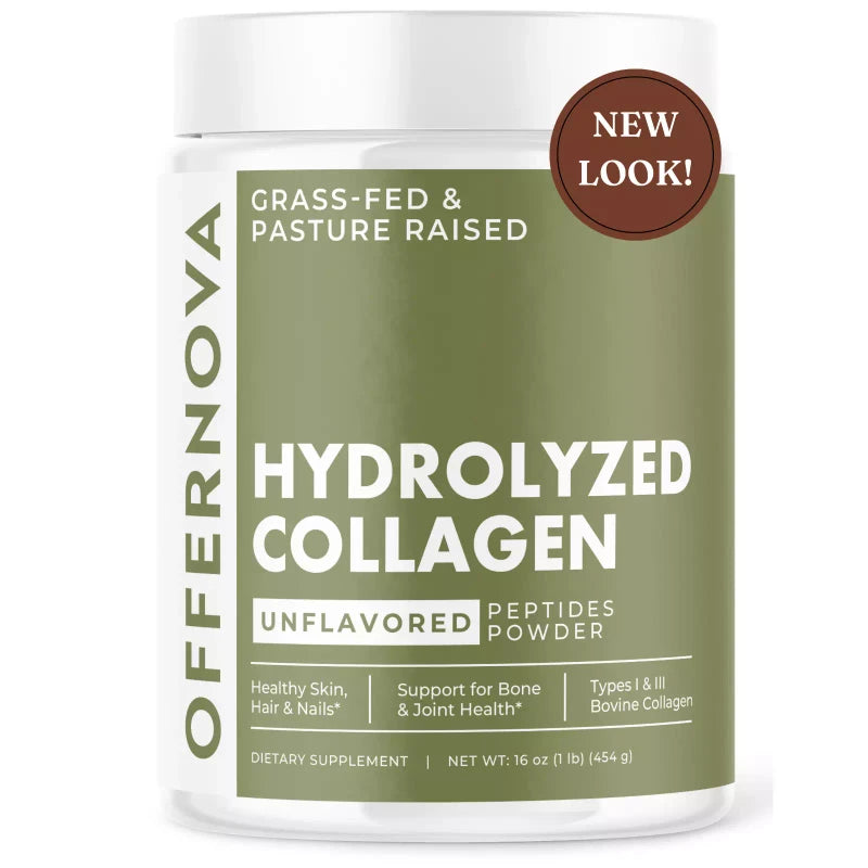 Offernova Colageno Hidrolizado en Polvo - Sin Sabor. Facil Absorcion