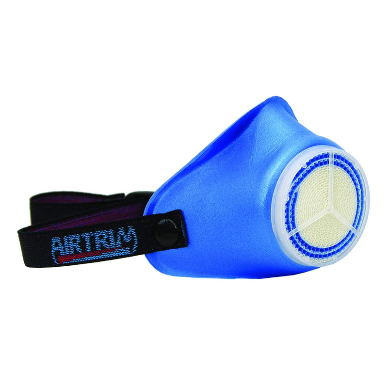 Vapro Airtrim Cold Air Breathing Mask - Asthma (Includes 2 x Asthma Filters) (Blue)