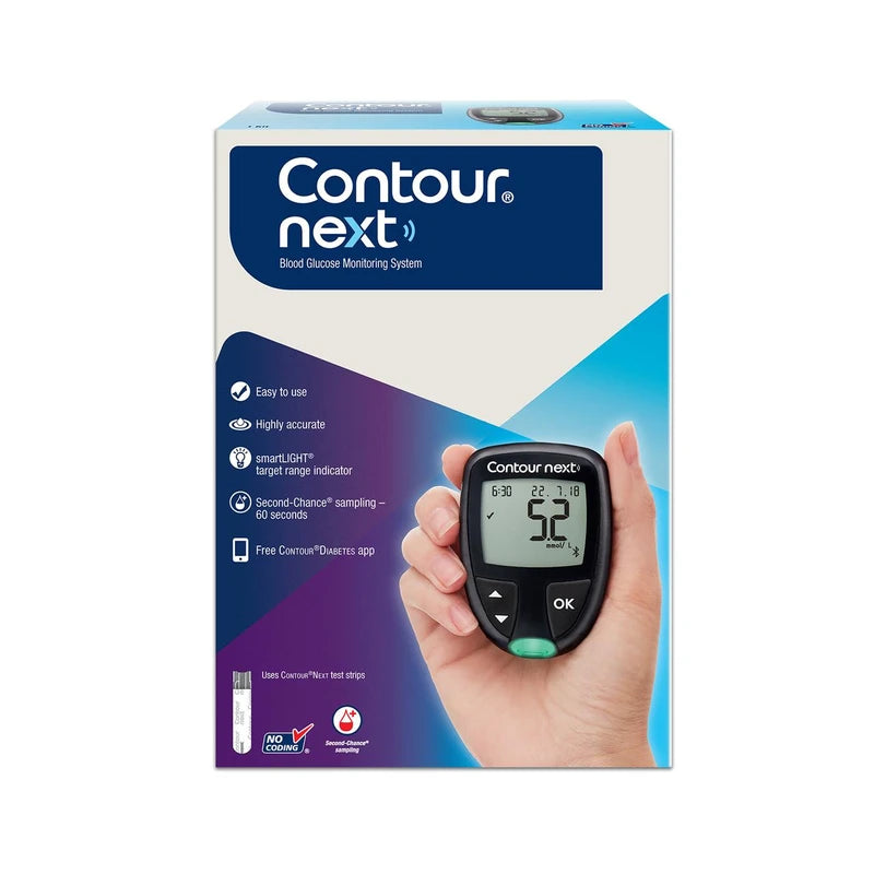 Bayer Contour Next Meter & Complete Blood Glucose Monitoring System Kit