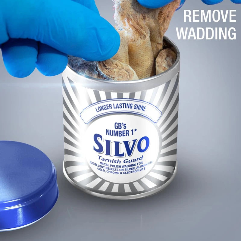 Silvo Tarnish Guard Metal Polish | All Purpose Metal Polish - For Silver, Gold, Aluminum, and Electroplate 175ml