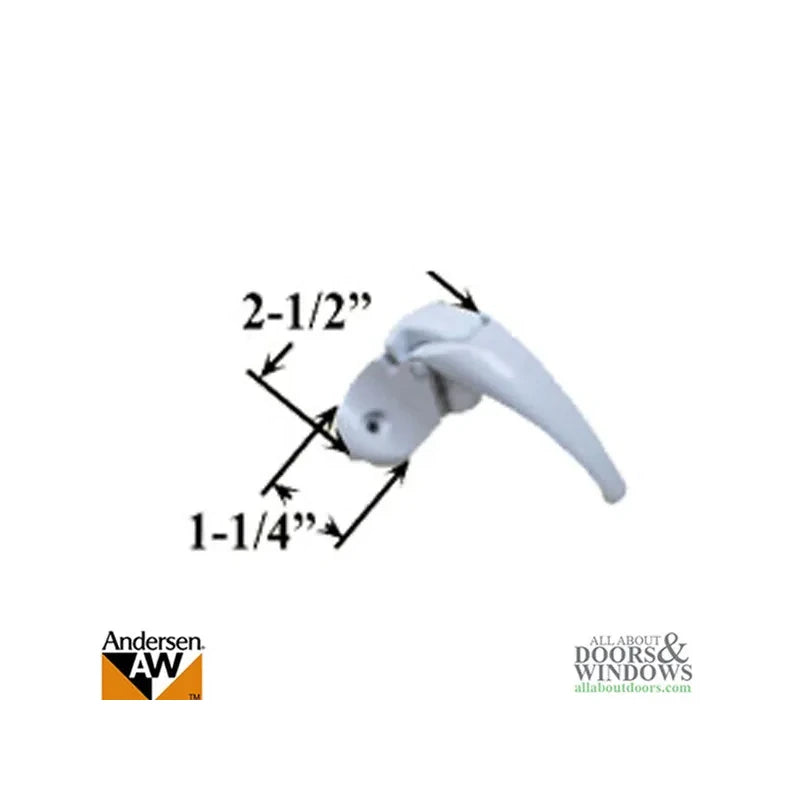 Andersen Inside Handle Latch For Storm Door Handel Emco Inside Latch White