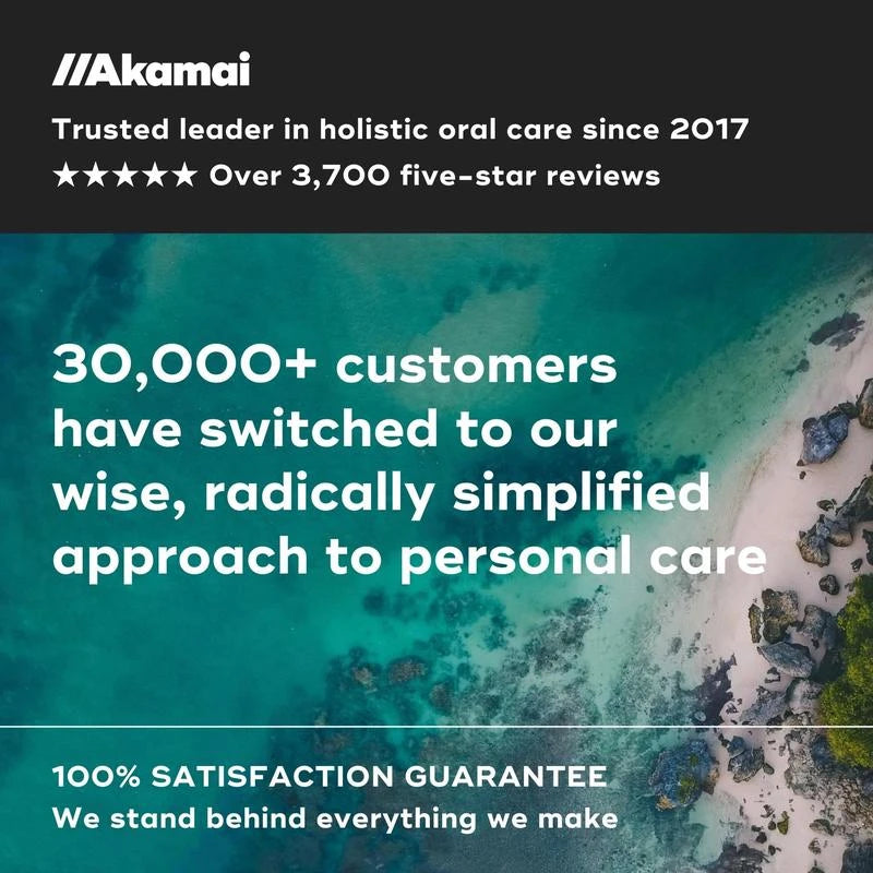 Akamai Mineral Toothpowder Remineralizes, Natural Ingredients for Oral Health - SELECT: Glass Jar (2mo supply)