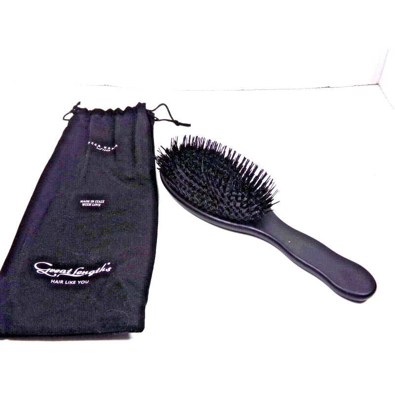 Acca Kappa, Great Lengths, Oval Paddle Brush. Made in Italy.