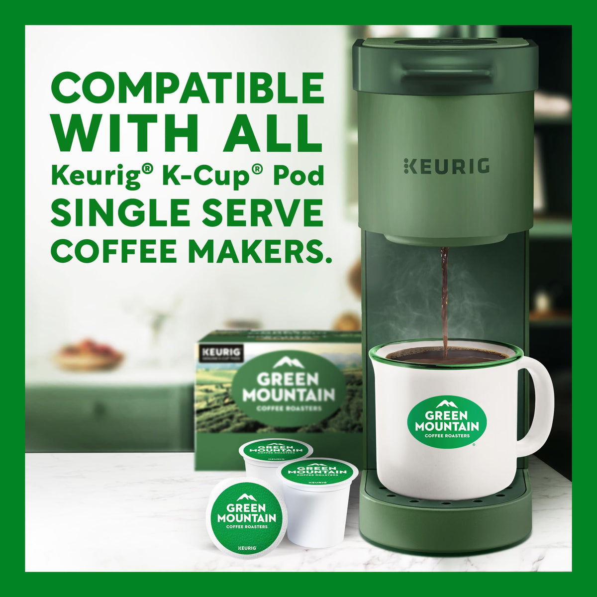 Green Mountain Breakfast Blend Coffee, K-Cup Pods, 96 Count