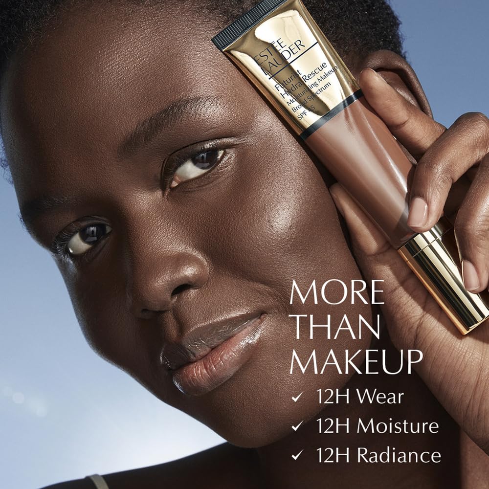 Estée Lauder Futurist Hydra Rescue Moisturizing Foundation SPF 45 for a 12-Hour Glow, 1.2 Fl Oz, 3N1 Ivory Beige
