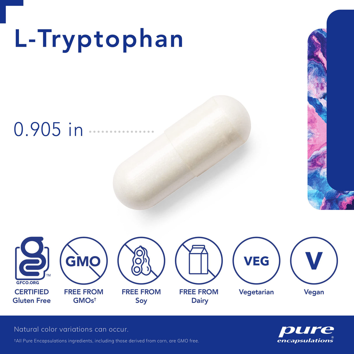 Pure Encapsulations L-Tryptophan | Amino Acid Supplement for Relaxation, Serotonin Support, PMS, and Sleep* | 90 Capsules