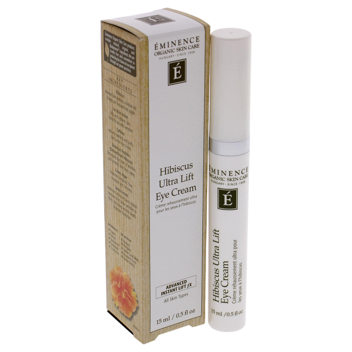 Eminence Hibiscus Ultra Lift Eye Cream, 0.5 Ounce (1322/EM)