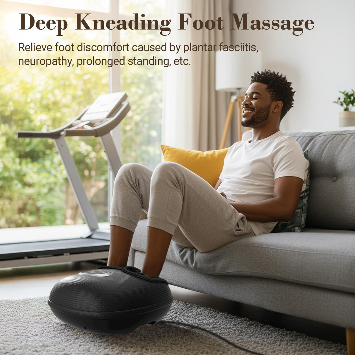 CuPiLo Foot Massager with Heat, FSA HSA Eligible Shiatsu Foot Massager for Plantar Fasciitis,Adjustable Vibration & Pressure for Neuropathy Pain, Gifts for Women Men Mom Her, Fits Up to 13"