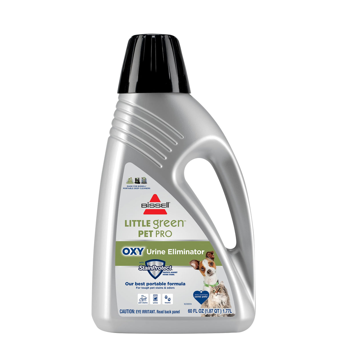 Bissell® Little Green™ PET-PRO-OXY Formula for Portable Carpet Cleaners, 60 oz, 2034F