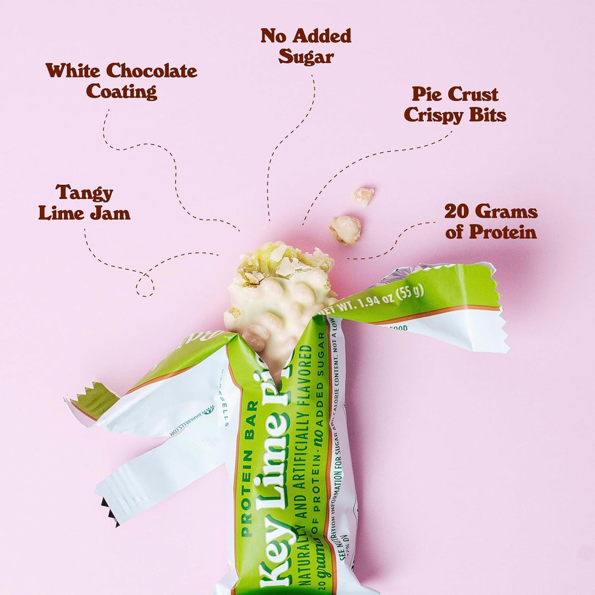Barebells Protein Bars - Protein Snacks with High Protein (12 Count (Pack of 2), Key Lime)