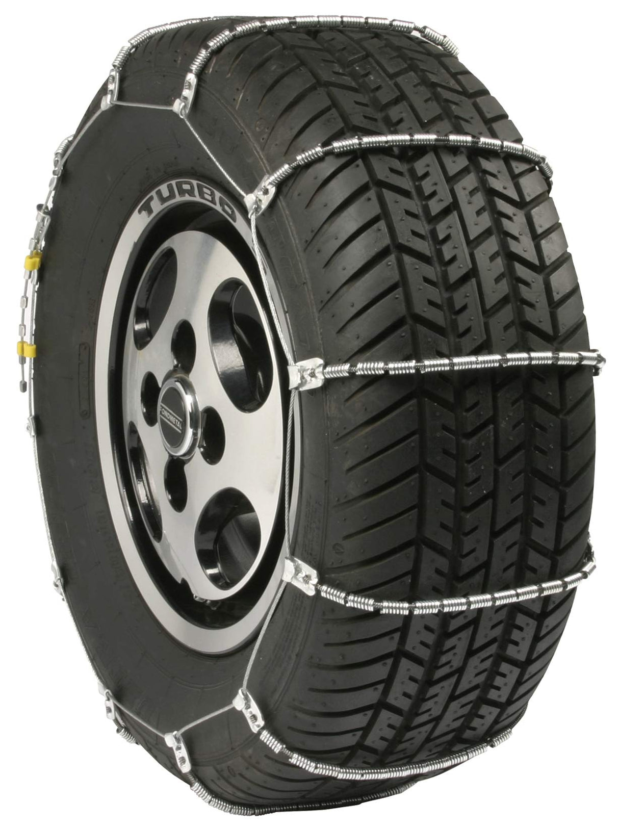 SCC SC1026 Radial Chain Cable Traction Tire Chain, Silver, Set of 2
