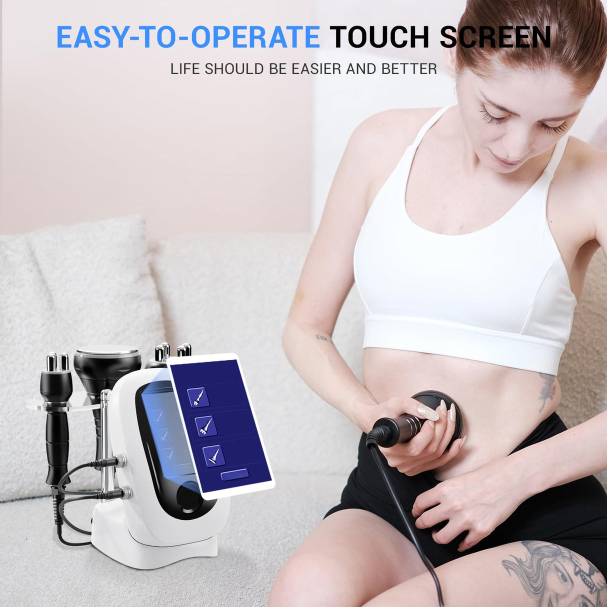 Improvement in The Appearance of Cellulite Device Cellulite Massager Radio Frequency, Home Use