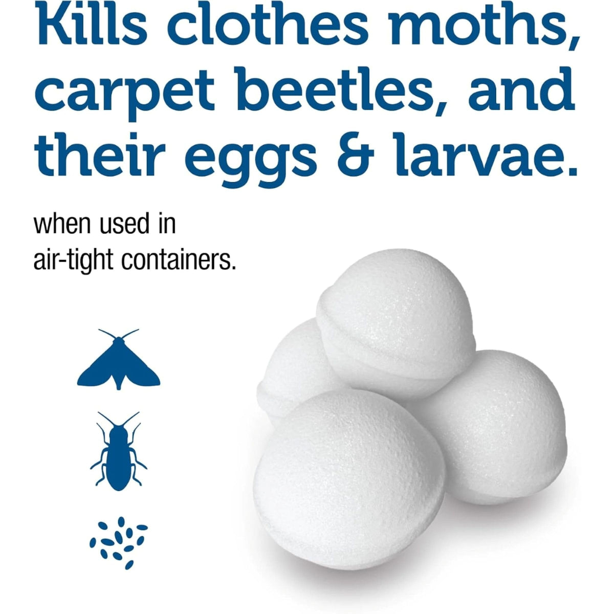 Enoz para Moth Balls, 4 Ounce (Pack of 6)