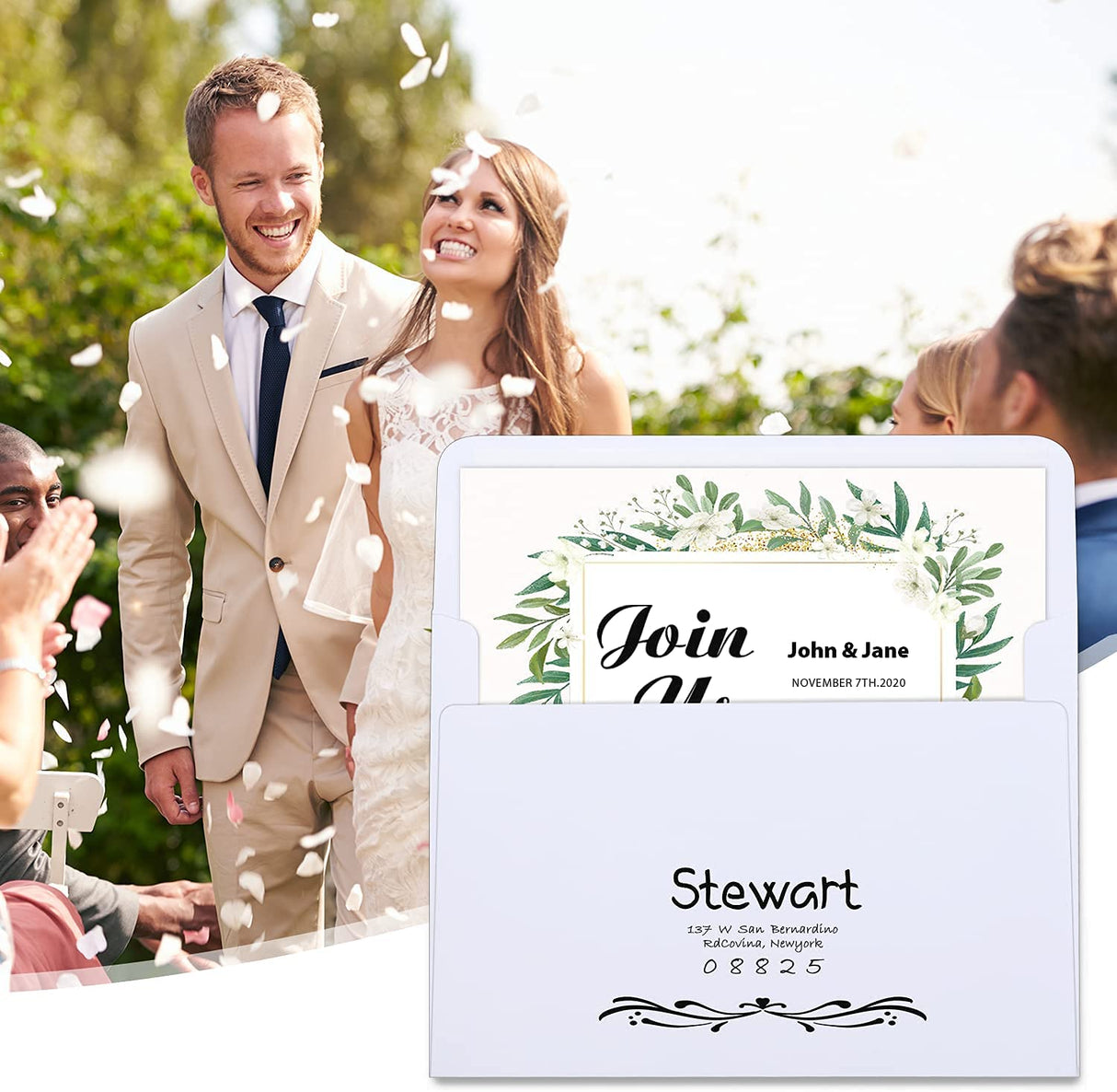 Ohuhu A2 Printable White Envelopes 500 Pack - Bulk A2 4-3/8" x 5-3/4" Self-Seal Envelopes for 4.25x5.5 Cards RSVP Christmas Cards Wedding Invitations Photo Baby Shower