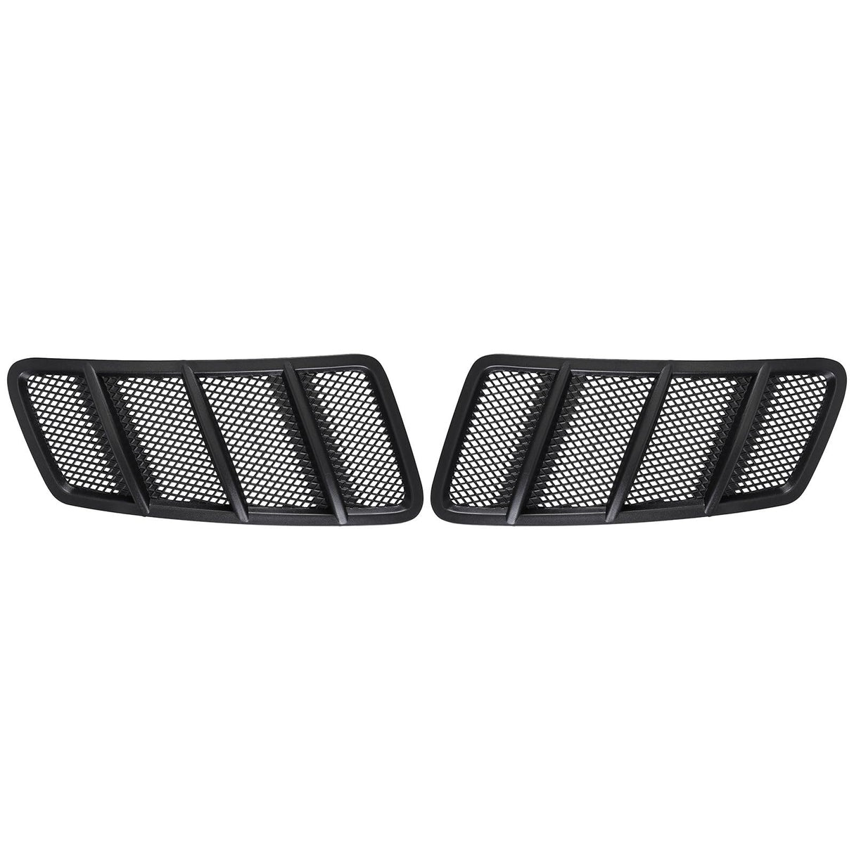 Pair Front Left & Right Hood Vent Air Grille Cover fits for Merce*des Benz W166 GL350 GL450 GL550 GL63 AMG 2013-2016 ML350 ML550 ML63 2012-2015 Hood Air Vent Grille Replaces 1668800105 1668800205