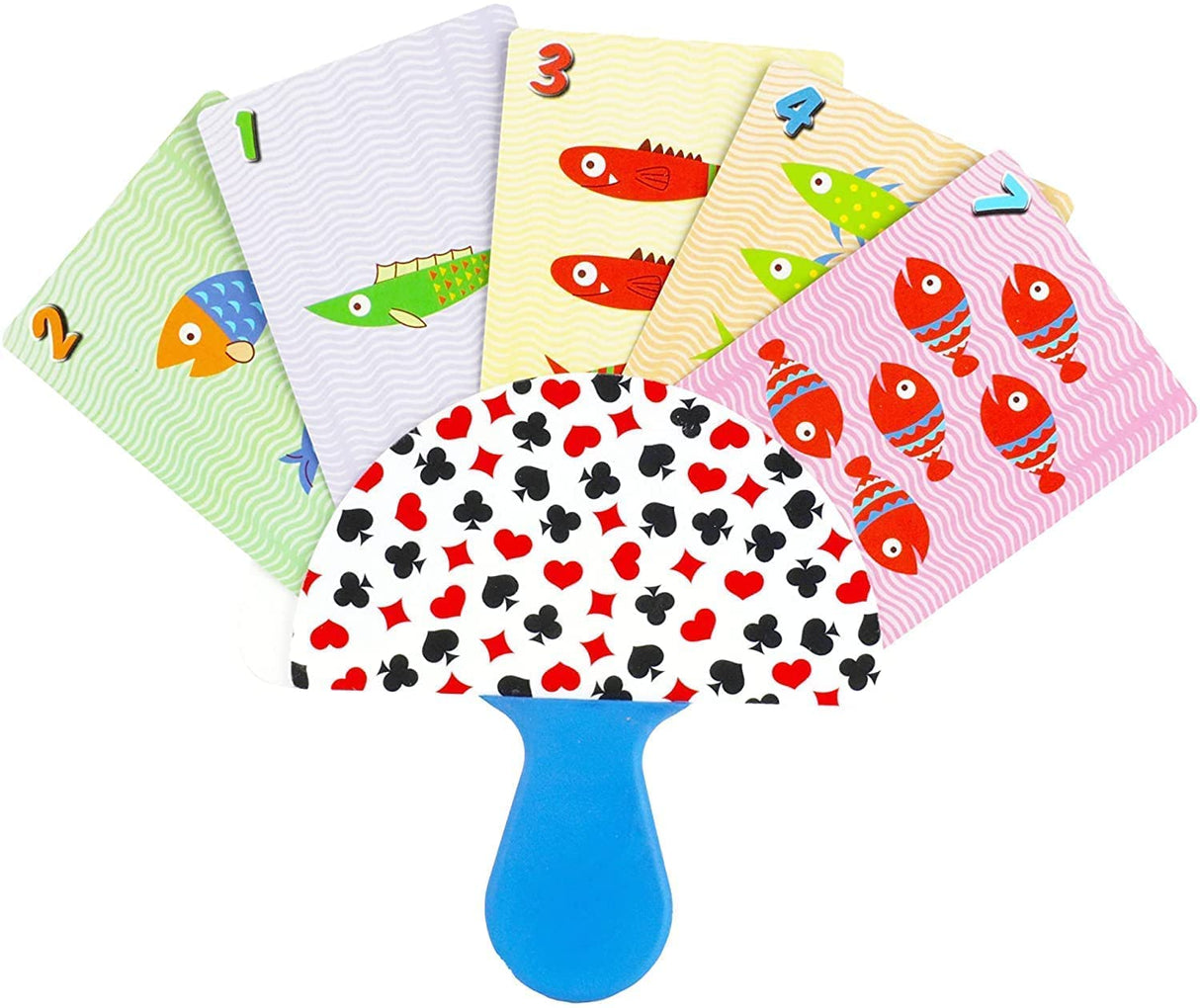 Regal Games 4 Pack Card Holders for Playing Cards - Kids Card Holder with Plastic Paddles - Ideal for Family Fun Game Night and Travel (Ages 3+)