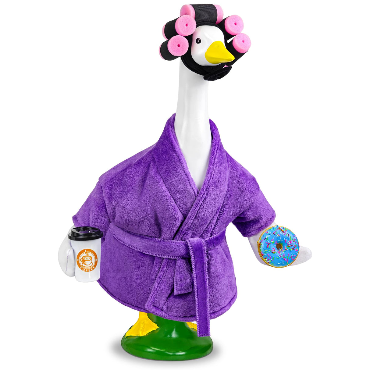Lady Porch Goose Outfit Bathrobe Goose Outfit for 17/23" Outdoor Statue