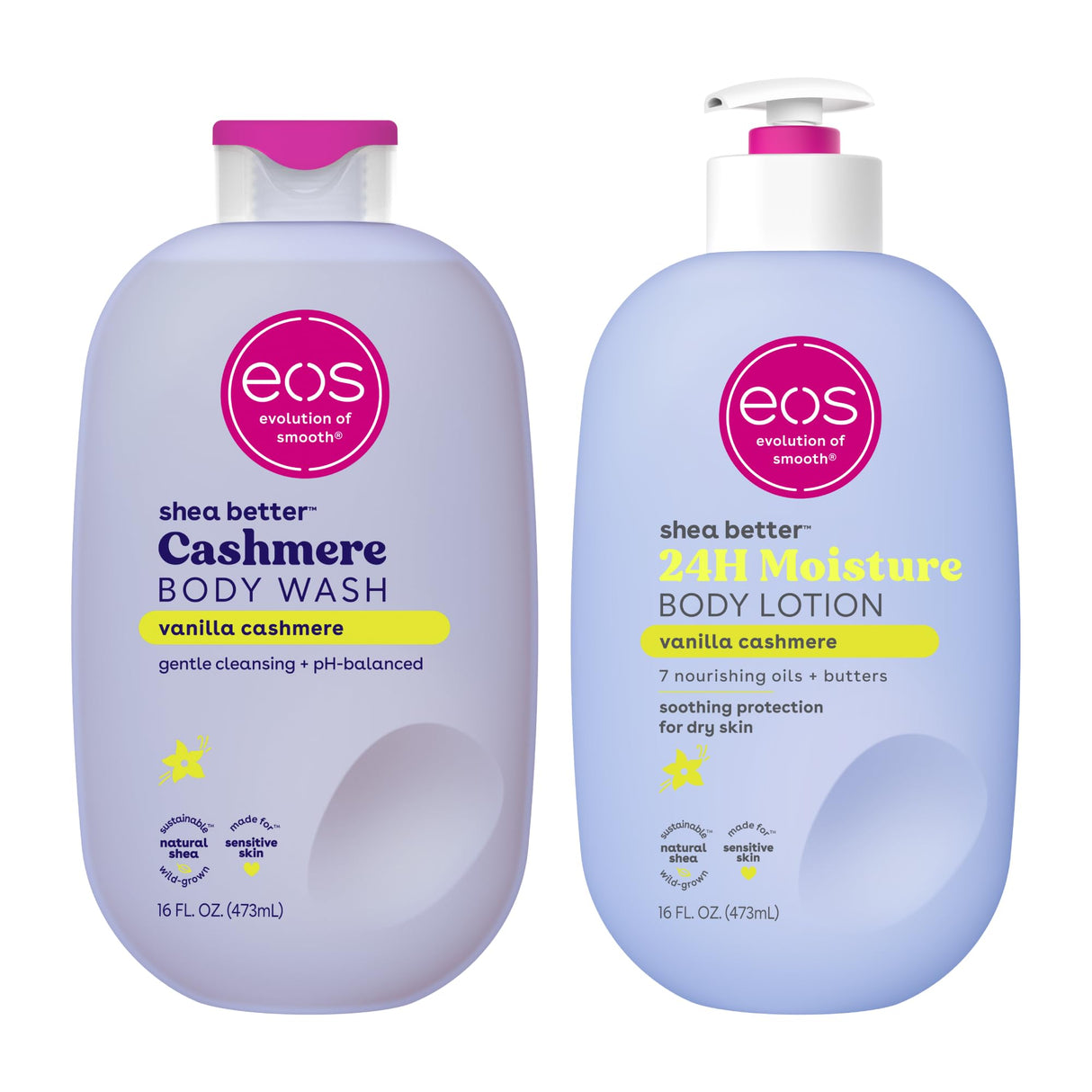 eos Shea Better Body Lotion+ Body Wash, Vanilla Cashmere