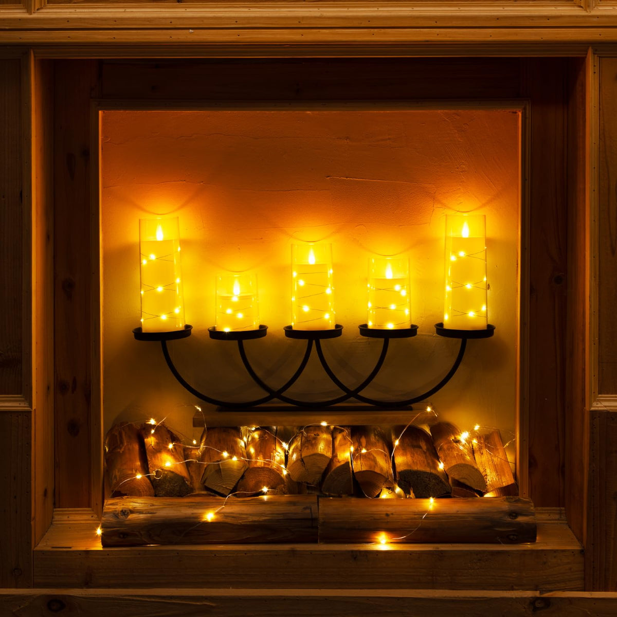 Homemory Flickering Flameless Candles, Ivory LED Pillar Candles with Remote