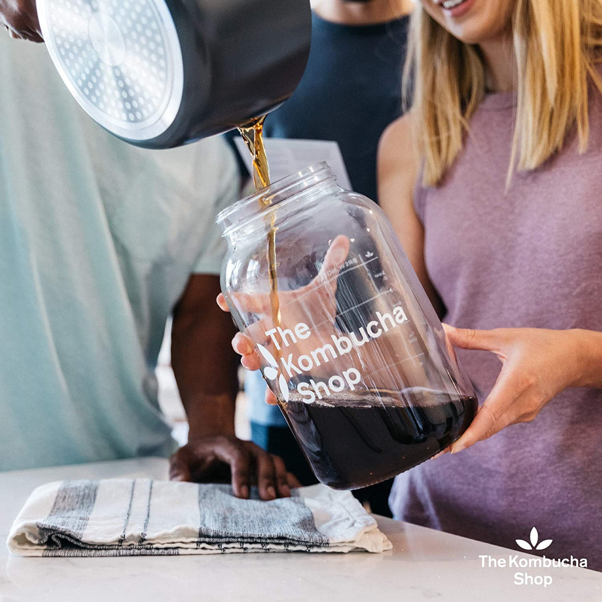 Organic SCOBY Kombucha Starter Kit - 100% Guaranteed to Brew - Fresh, Live Culture with Starter Liquid - The Kombucha Shop