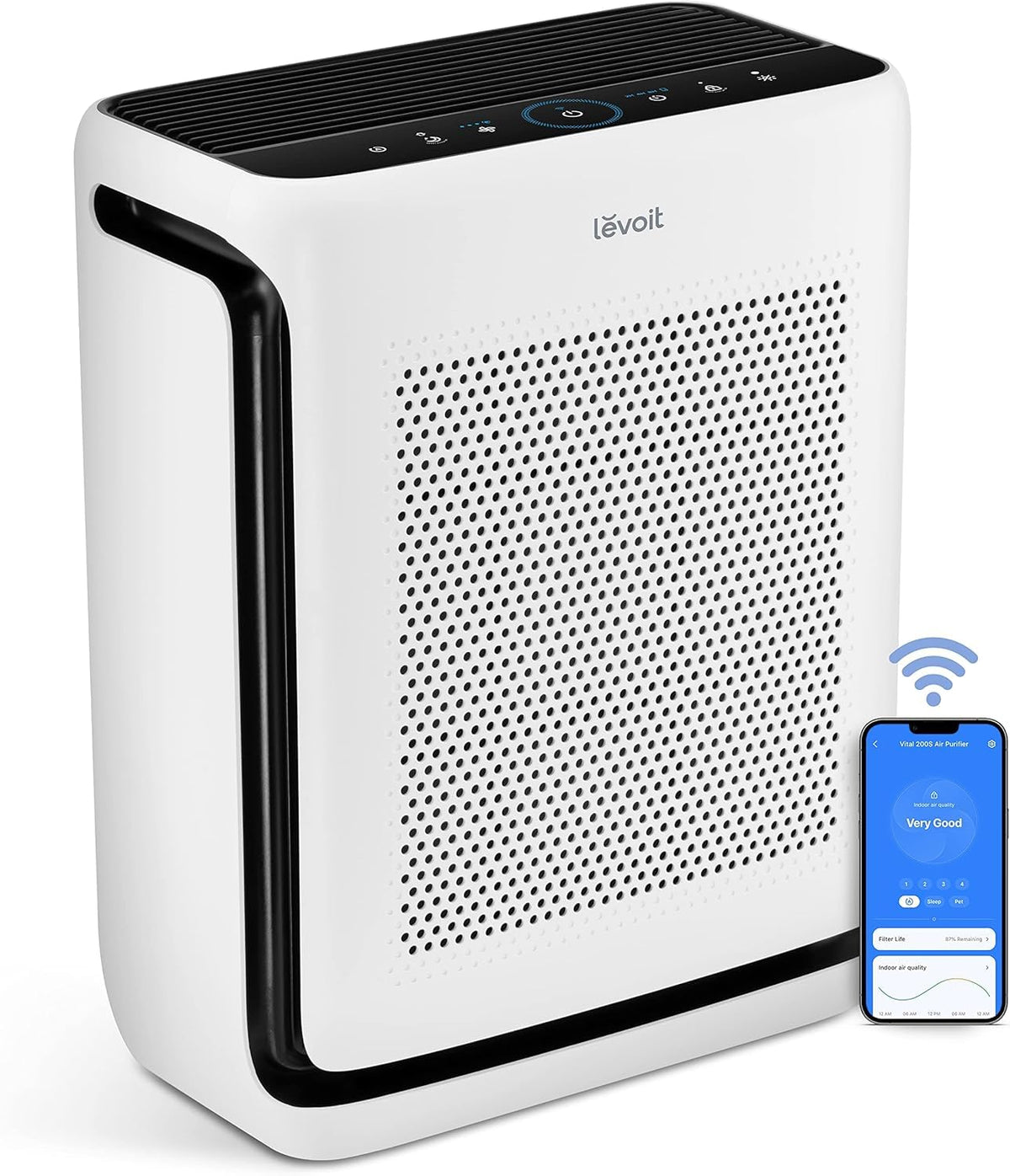 LEVOIT Smart Air Purifier for Home Large Room up to 1875 FtΒ² Vital 200S-P