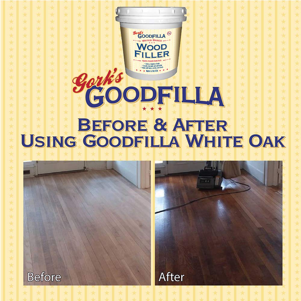 Goodfilla Mahogany,1 Quart (3.5lbs) Wood and Grain Filler, Stainable, Tintable, Sandable, Zero Waste, Non-Toxic, USA Made