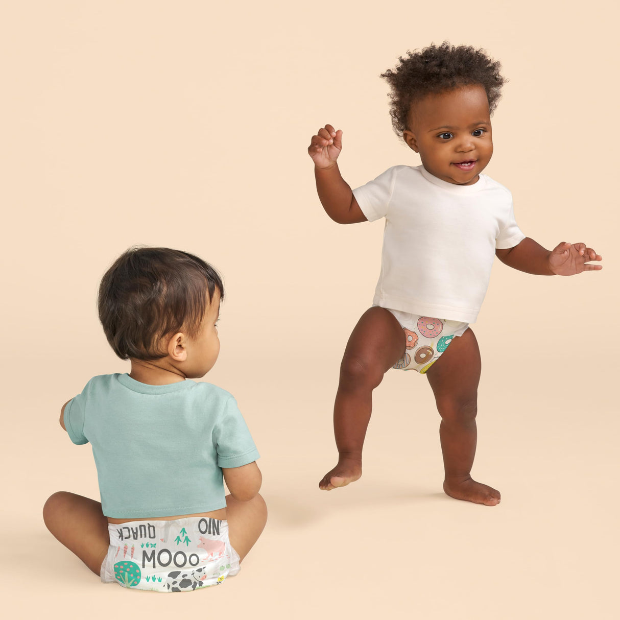 The Honest Company Clean Conscious Diapers for Sensitive Skin | Hypoallergenic, Fragrance Free | Gender Neutral Prints | Super Club Box, Size 3 (16-28 lbs), 120 Count (Prints May Temporarily Vary)