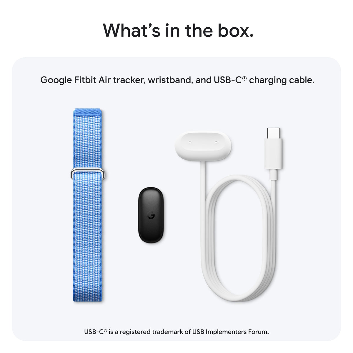 Google Fitbit Air - Screenless Activity Tracker, Obsidian
