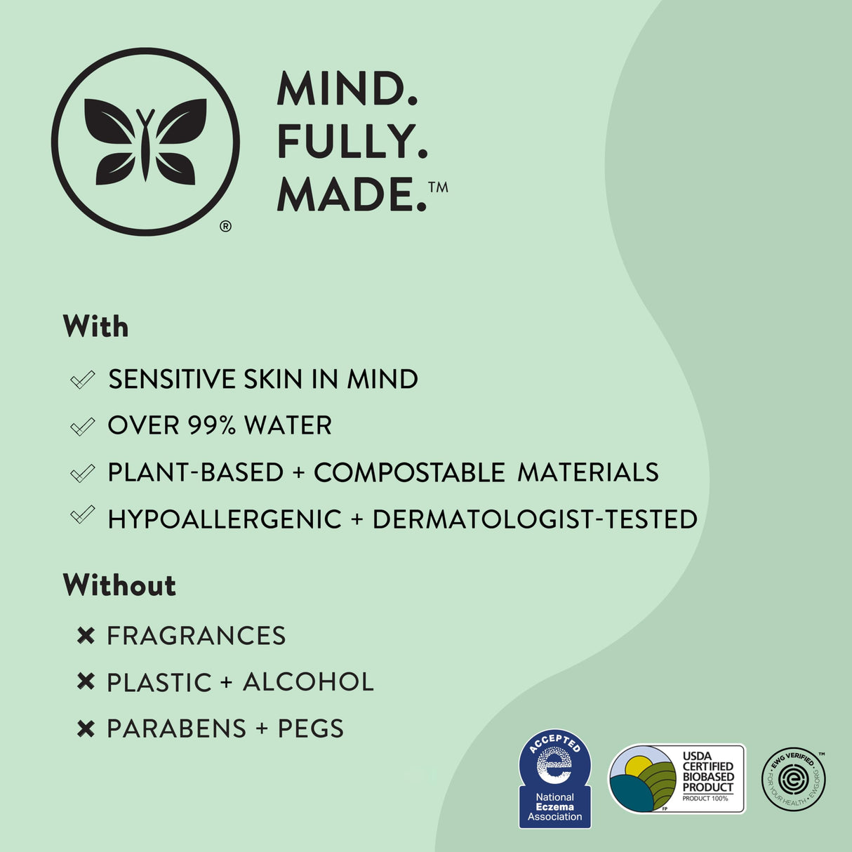 The Honest Company Clean Conscious Multi-Use Wipes | Hypoallergenic + Unscented for Sensitive Skin | Over 99% Water, Compostable, Plant Based, Baby Wipes | Rose Blossom, 288 Count