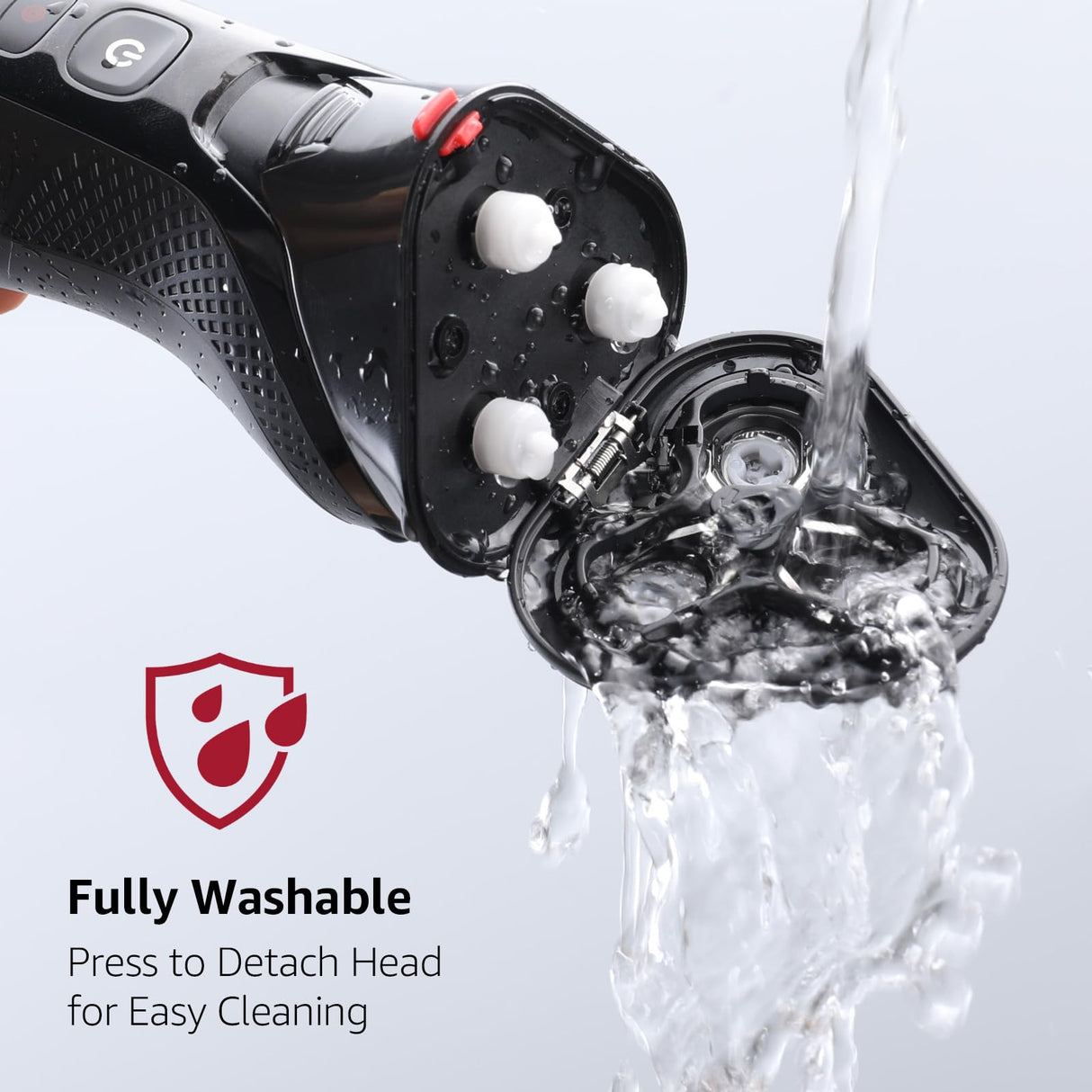 Electric Razor for Men, rategist Rechargeable Shaver, Waterproof Wet Dry Cordless, Adjustable Speeds, with Nose Hair Trimmer
