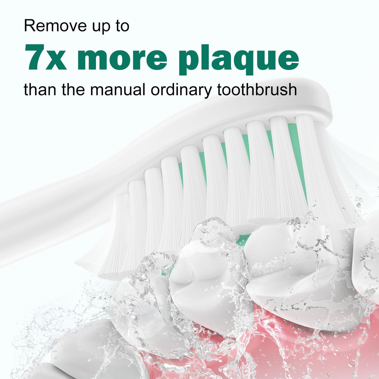 Replacement Toothbrush Heads for Philips Sonicare E-Series/Essence/Xtreme/Elite and Other Screw-on Models, 4 Pack, Dupont Bristles for Effective Cleaning