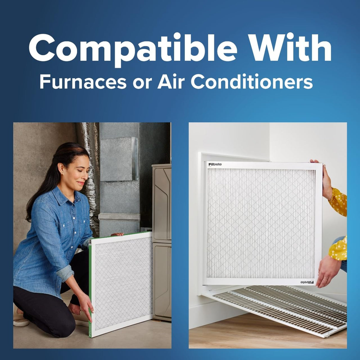 Filtrete 18x30x1 AC Furnace Air Filter, MPR 700, MERV 8, Tough on Pollen, Easy on Airflow, 3-Month Pleated 1-Inch Electrostatic Air Cleaning Filter, 2-Pack (Actual Size 17.81 x 29.81 x 0.81 in)