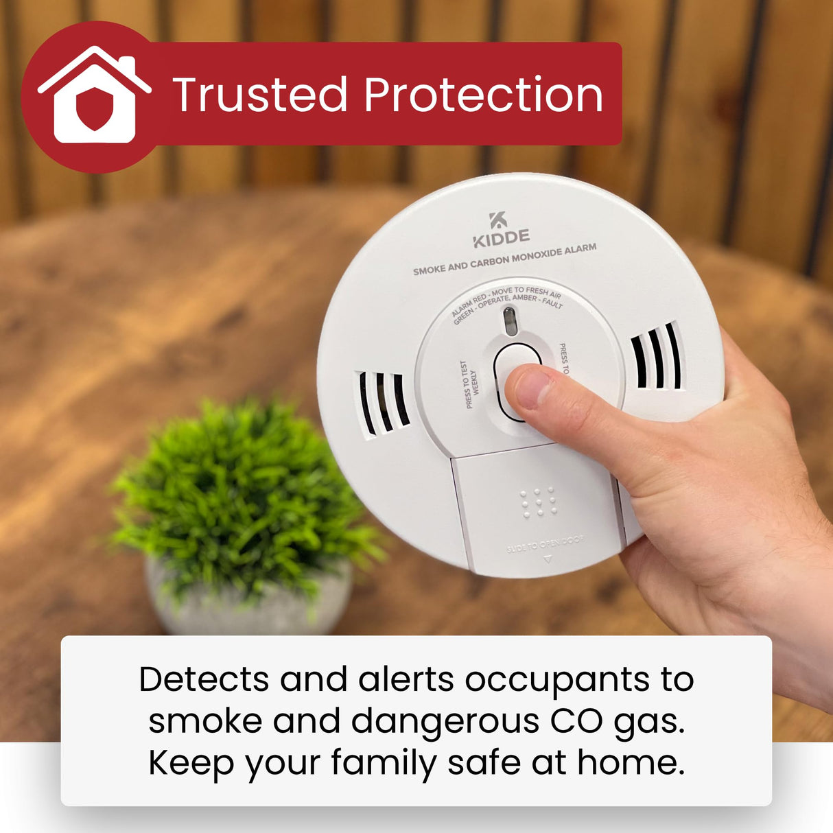 Kidde 10SCO Combination Smoke and Carbon Monoxide Alarm with Voice Notification
