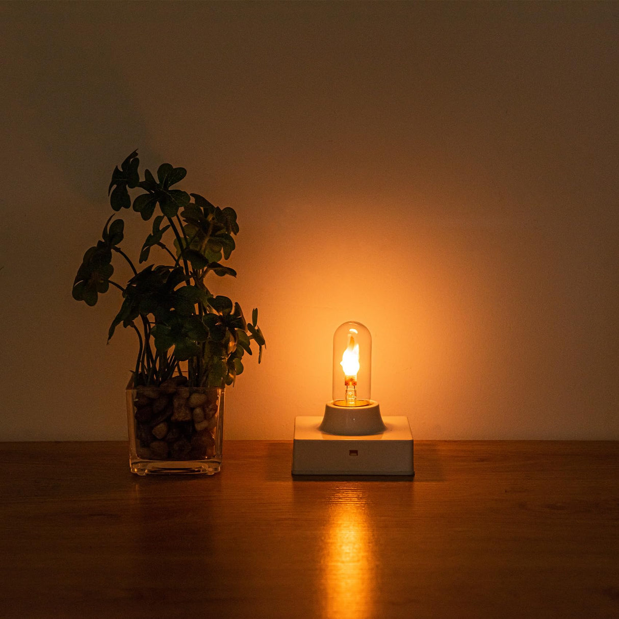 SHUWDKAR Flame Light Bulbs E26 Standard Base LED Flickering Light Bulbs, Realistic Flame Effect Bulb for Halloween Christmas Decoration, 6 Pack