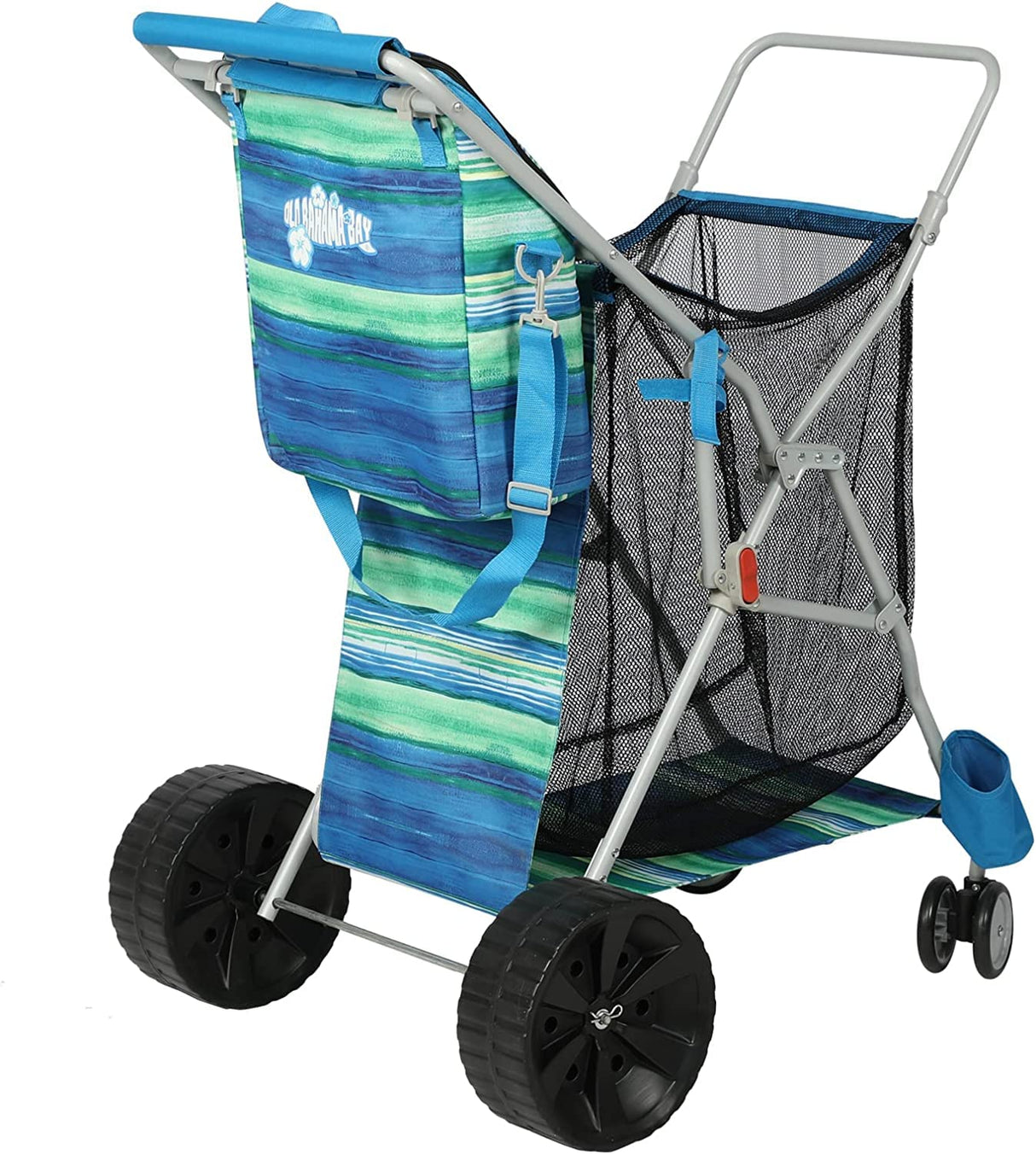 Old Bahama Bay Beach Cart with Big Wheels for Sand