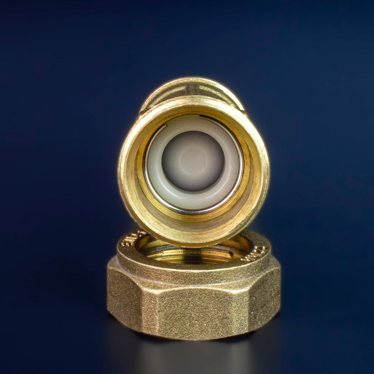 Kudos-Trading - 22mm DZR Double Check Valve WRAS Approved Compression Fitting Non Return Valve One Way Issolation Valves