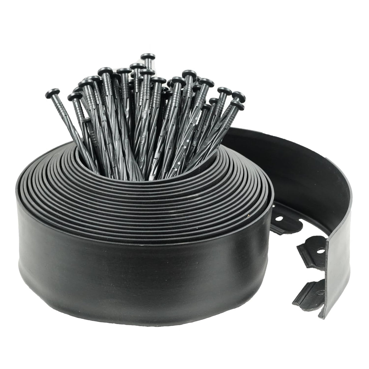 Hugeleaf Landscape Edging Kit Garden Edging 40 Ft with 48pcs Spikes