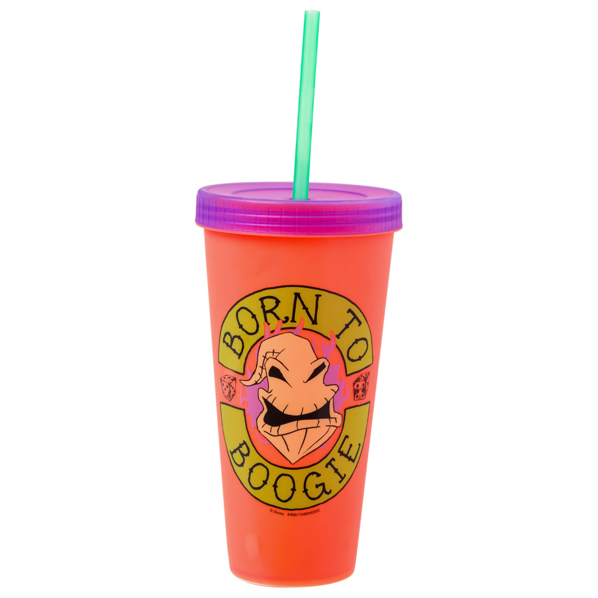 Silver Buffalo Disney The Nightmare Before Christmas 4 Pack Color Change Plastic Tumblers Featuring Jack Skellington, Sally, Oogie Boogie, and Zero, 24 Ounces