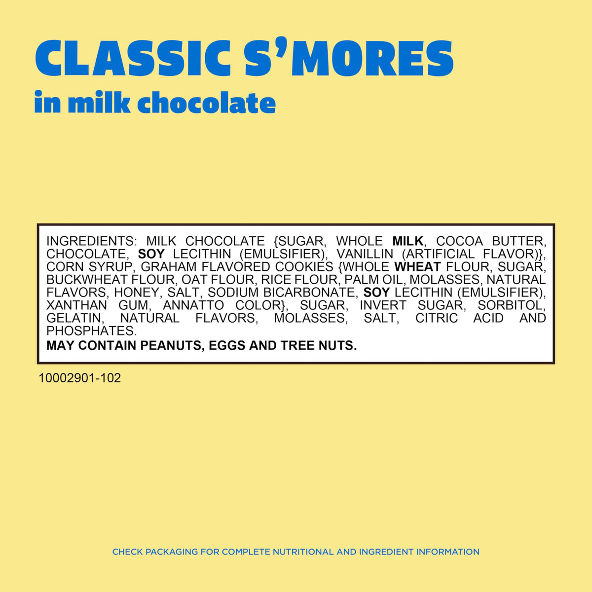 Whitman's S'Mores Milk Chocolate Candy Classic Marshmallow, 7.3 oz.