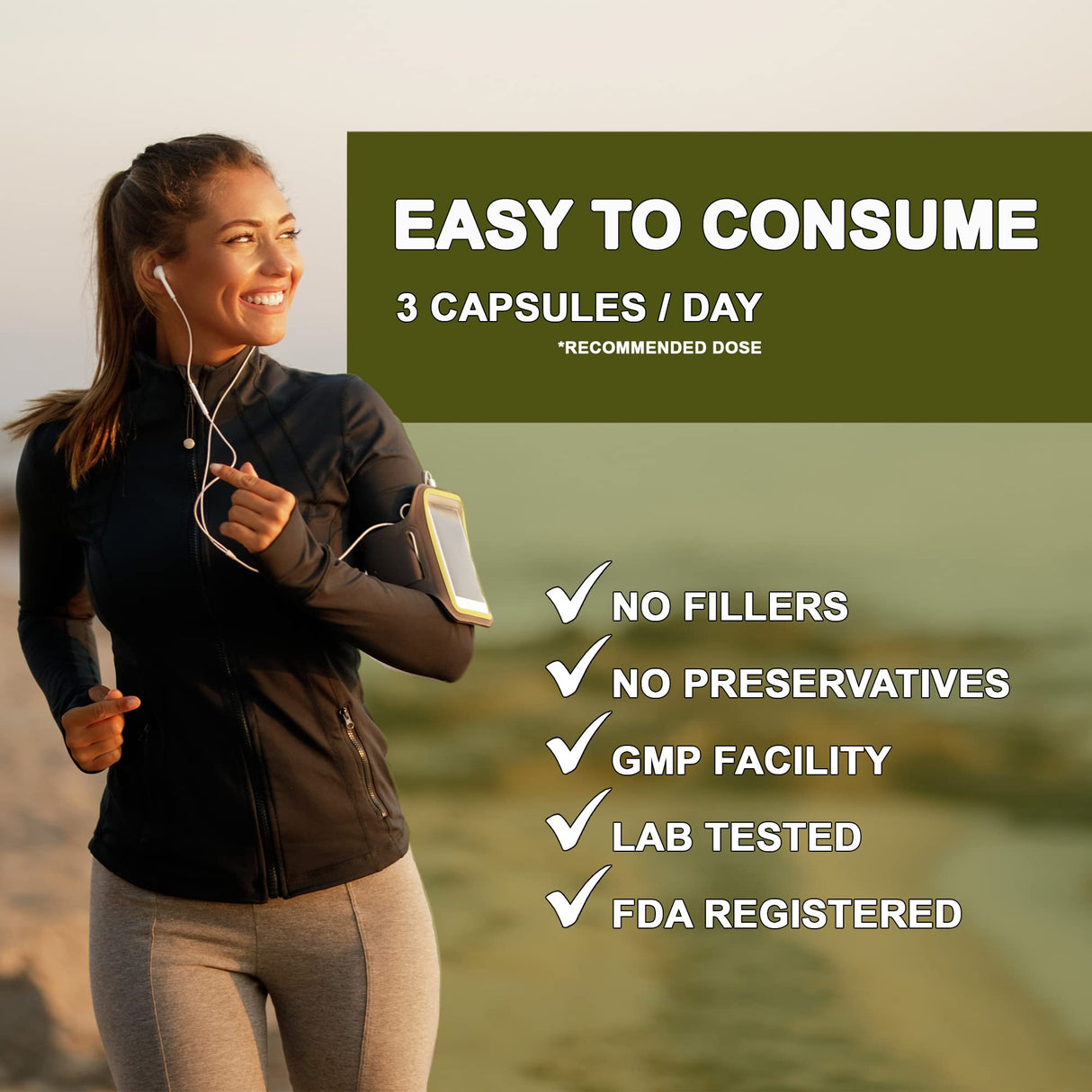 Evergreen Herbs Cuachalalate Herb (Amphipetyglum Adstringens) - Resealable Stand Up Pouch to Ensure Freshness! (Capsules)