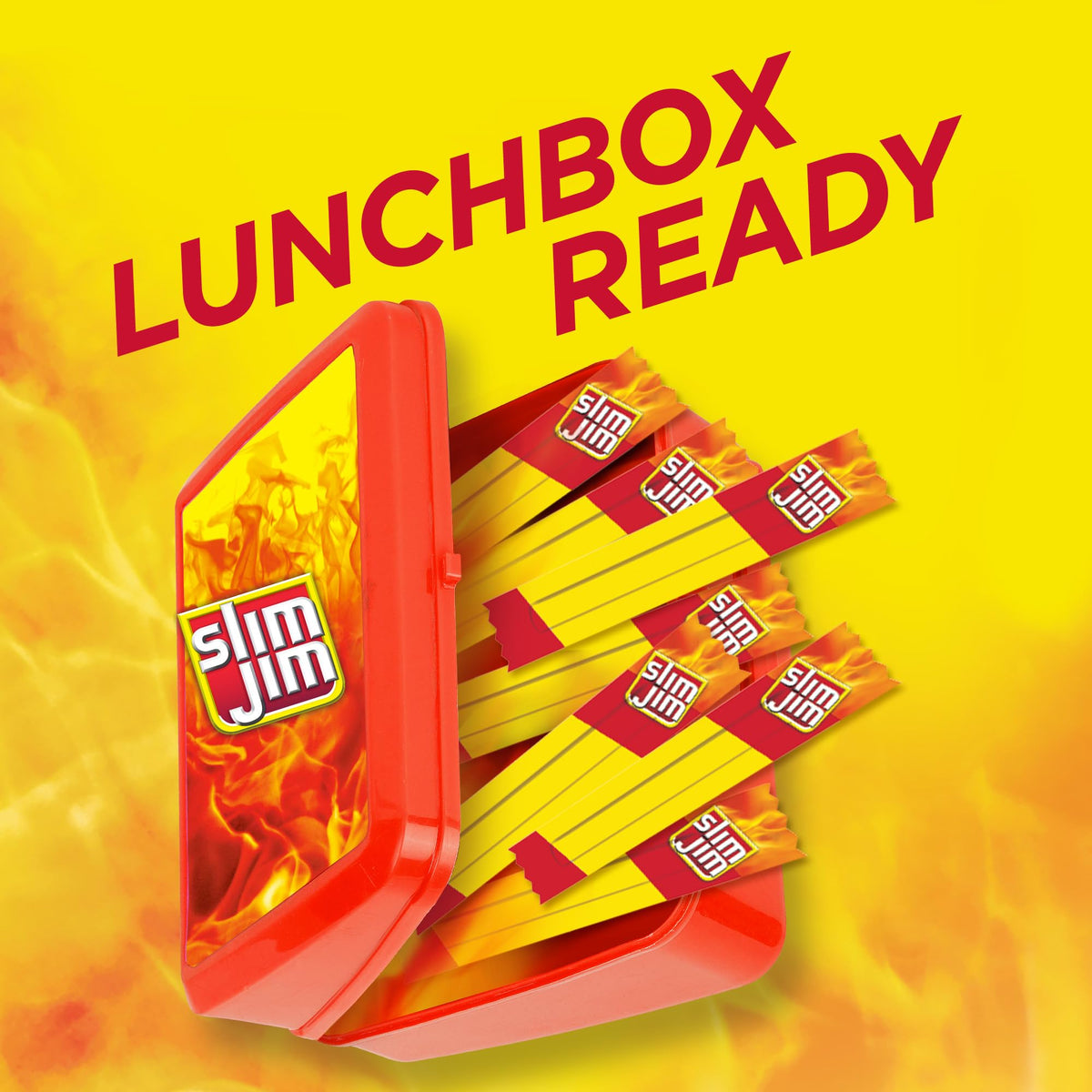 Slim Jim Smoked Jerky Meat Snack Sticks, Original Flavor, 0.28 oz., 100-ct
