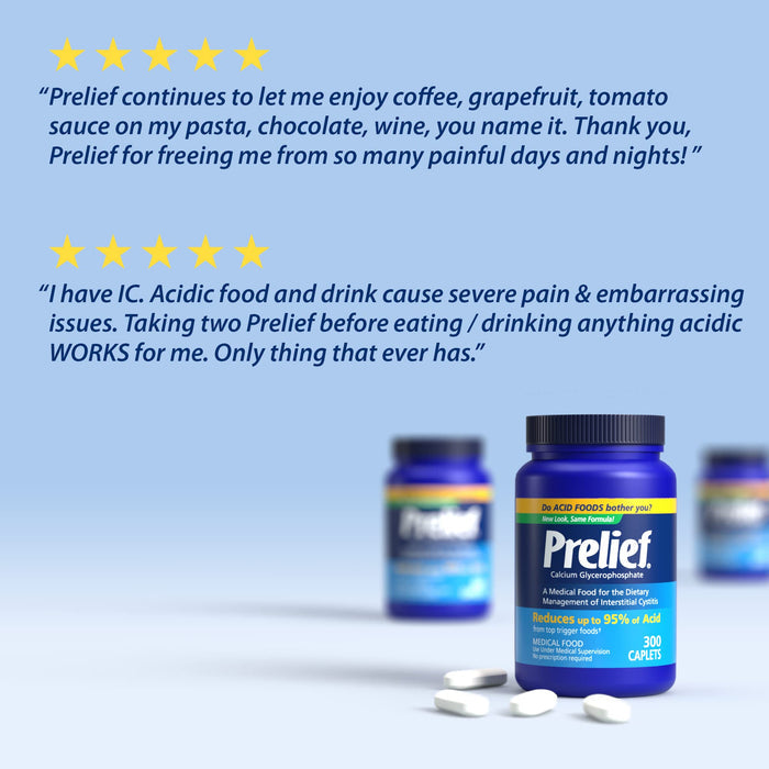 Prelief Acid Reducer Caplets Dietary Supplement, 300 Count