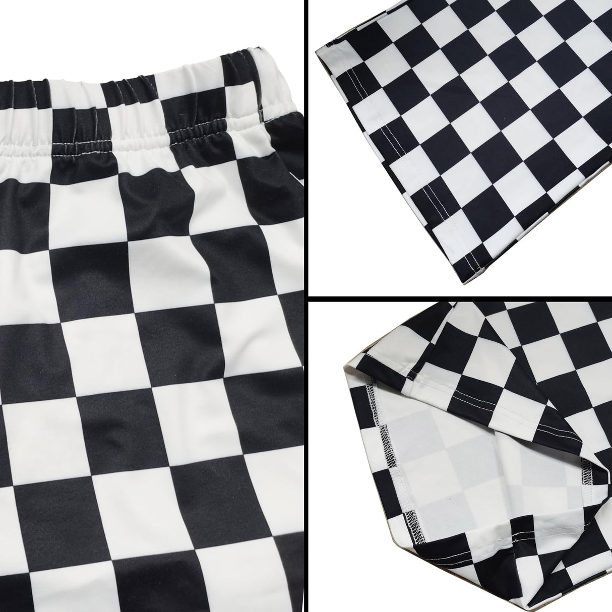 IWOLLENCE Christmas Checkered Pants for Women High Waist Wide Leg Plaid Pajama Pant Teen Girl Y2K Lounge Preppy Trousers Red White, M