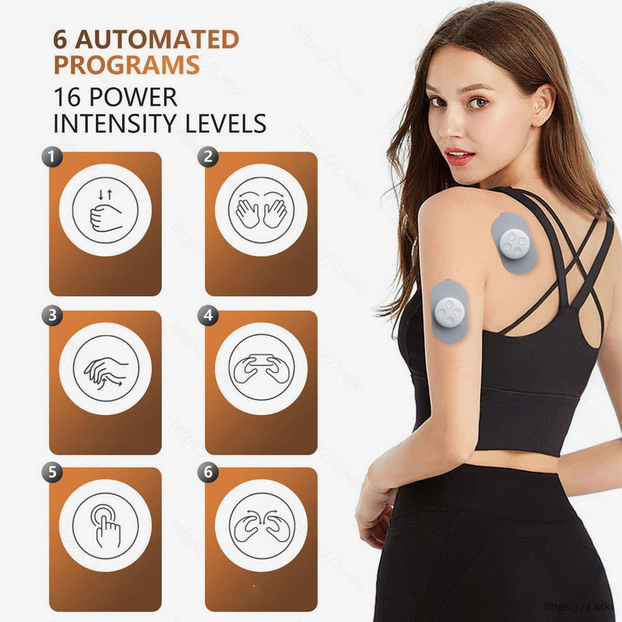 Wireless Muscle Stimulator,TENS Unit Muscle Stimulator for Pain Relief, Smart Portable Rechargeable Wireless TENS Machine, for Physical Therapy, Pocket-Size TENS with 4 TENS Pads.FSA HSA Eligible
