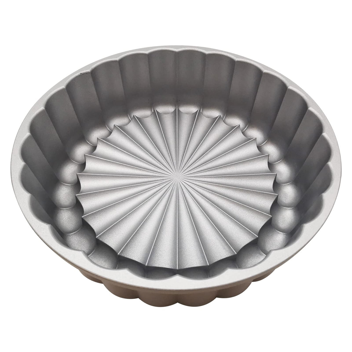 WBJKZJD Charlotte Cake Mold, 9 Inch Cake Pan Aluminium Kitchen Accessories Decoration Christmas Wedding Valentine’s 3D Charlotte Cake Pan (Flower Shape)