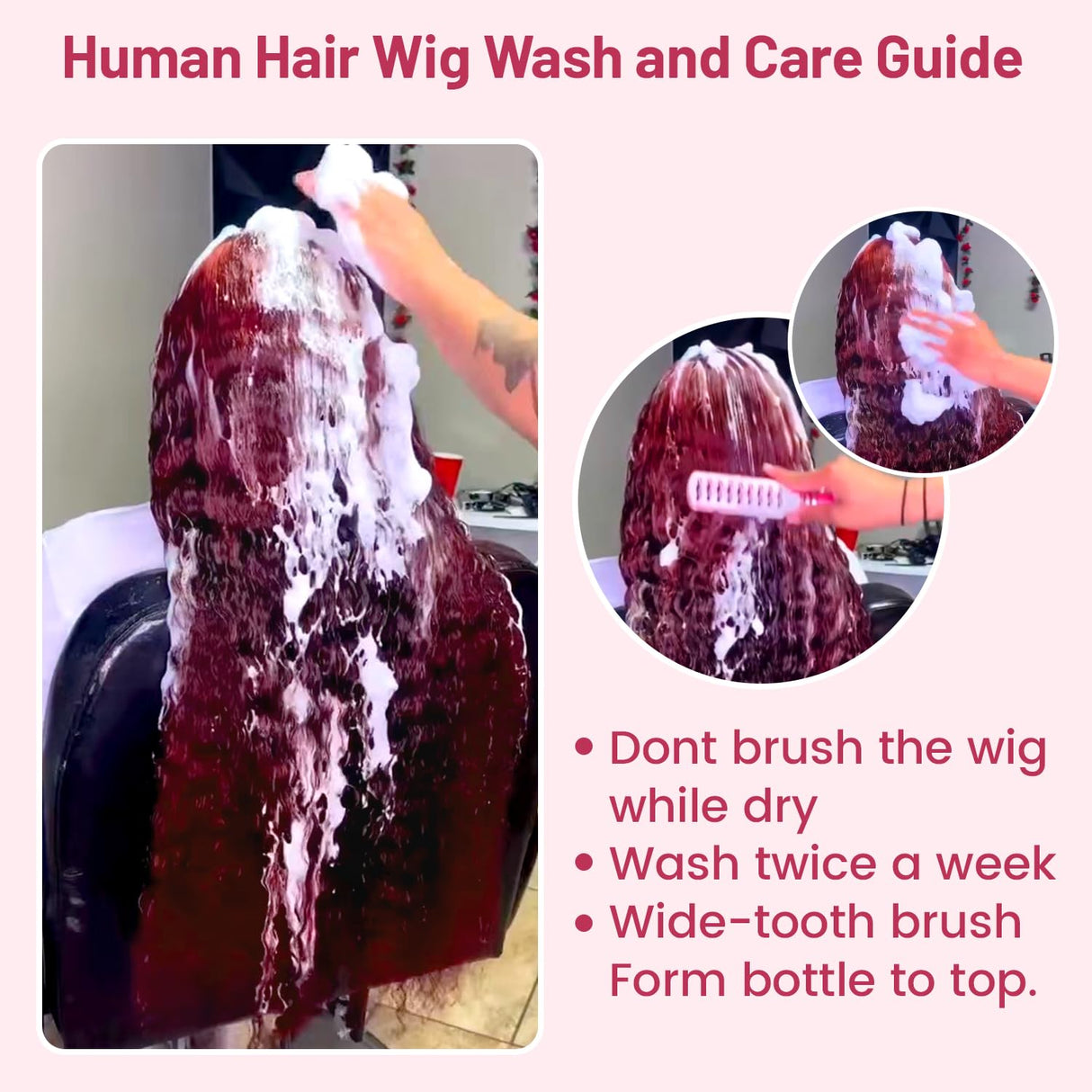 99j Burgundy Lace Front Wigs Human Hair 13x4 Deep Wave Lace Front Wigs Human Hair Pre Plucked 180 Density HD Transparent Wet and Wavy Red Color Curly Wig Human Hair for Women with Baby Hair 24inch