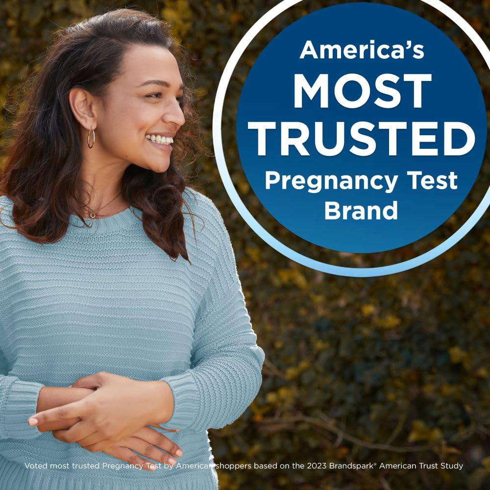 Clearblue Early Pregnancy Test Kit, at-Home Pregnancy Test Kit for Women, hCG Hormone Pregnancy Tests with Easy-to-Read Results, 10 Tests