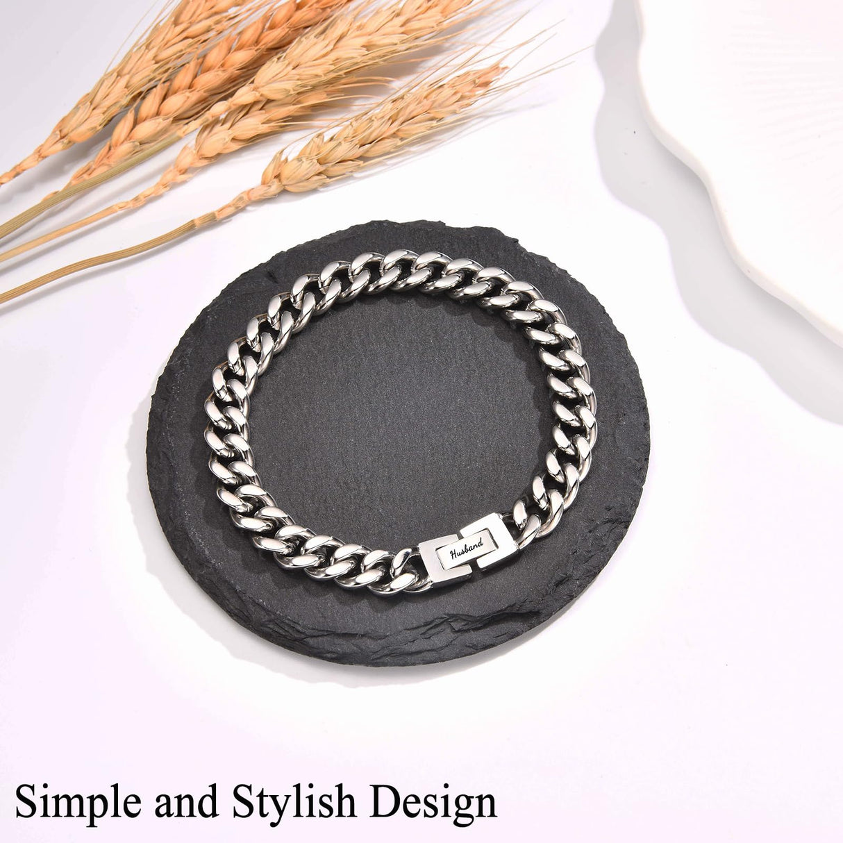 EFVISD Gift for Him Husband Bracelet Gifts Presents from Wife